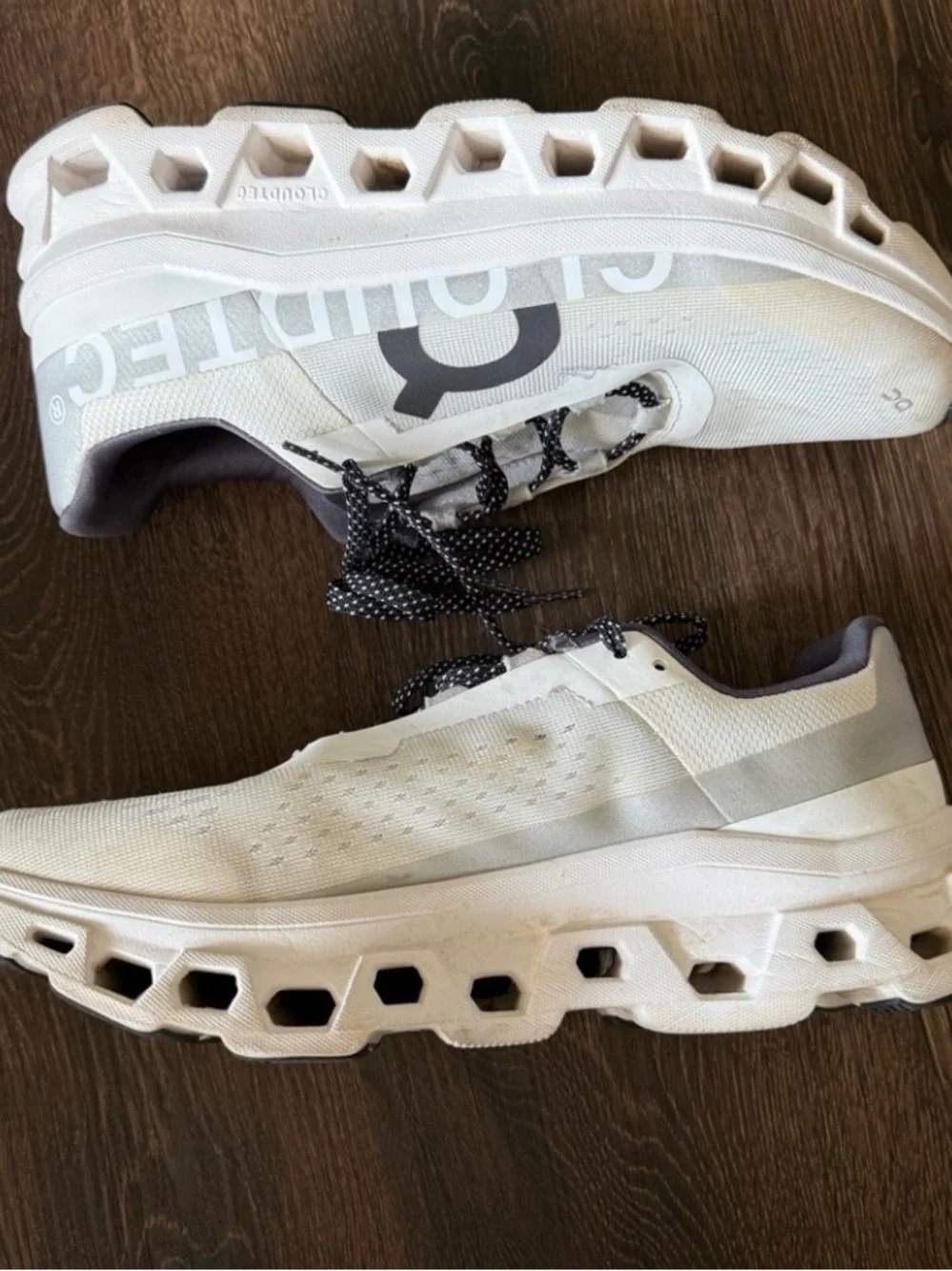 On Running Kids CloudTec White & Light Gray Sneakers